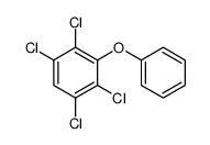 1,2,4,5-tetrachloro-3-phenoxybenzene结构式