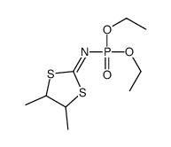 N-(4,5-Dimethyl-1,3-dithiolan-2-ylidene)phosporamidic acid O,O-diethyl ester picture