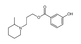 3-(2-Methylpiperidino)propyl=m-hydroxybenzoate Structure