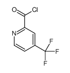 2-Pyridinecarbonyl chloride, 4-(trifluoromethyl)- (9CI) structure