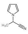 1H-Pyrrole-1-acetonitrile,alpha-methyl-(9CI) structure