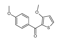 (4-methoxyphenyl)-(3-methoxythiophen-2-yl)methanone结构式