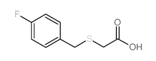 (4-氟苄基)硫代]乙酸结构式