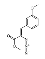 methyl 2-azido-3-(3-methoxyphenyl)prop-2-enoate结构式