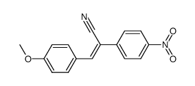 3-(4-methoxy-phenyl)-2-(4-nitro-phenyl)-acrylonitrile Structure