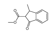 methyl 1-methyl-3-oxo-1,2-dihydroindene-2-carboxylate结构式