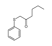 1-phenylsulfanylhexan-2-one结构式
