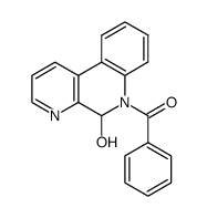 6-benzoyl-5,6-dihydro-benzo[f][1,7]naphthyridin-5-ol结构式