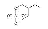 2-ethylbutoxy(trioxido)silane Structure
