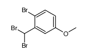 1-bromo-2-dibromomethyl-4-methoxybenzene Structure