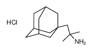 1-(1-adamantyl)-2-methylpropan-2-amine,hydrochloride Structure