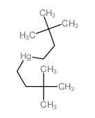 bis(3,3-dimethylbutyl)mercury Structure