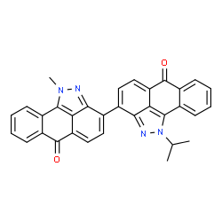 1-Methyl-1'-(1-methylethyl)[3,3'-bianthra[1,9-cd]pyrazole]-6,6'(1H,1'H)-dione picture