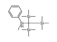[[iodo(phenyl)silyl]-bis(trimethylsilyl)methyl]-trimethylsilane Structure