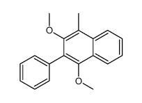 1,3-dimethoxy-4-methyl-2-phenylnaphthalene结构式