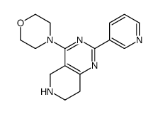 4-(2-pyridin-3-yl-5,6,7,8-tetrahydropyrido[4,3-d]pyrimidin-4-yl)morpholine Structure