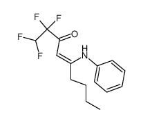 1,1,2,2-tetrrafluoro-5-(N-phenylamino)-4-nonen-3-one结构式