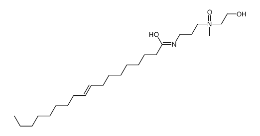 N-[3-[(2-Hydroxyethyl)methylamino]propyl]-9-octadecenamide N-oxide structure