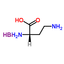 (S)-2,4-二氨基丁酸氢溴酸盐结构式