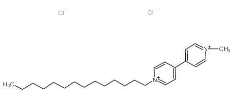 1-METHYL-1'-TETRADECYL-4,4'-BIPYRIDINIUM DICHLORIDE结构式