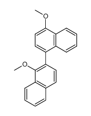 4,1'-Dimethoxy-[1,2']binaphthyl结构式