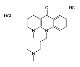 10-[3-(dimethylamino)propyl]-1-methyl-3,4-dihydro-2H-benzo[b][1,8]naphthyridin-5-one,dihydrochloride Structure