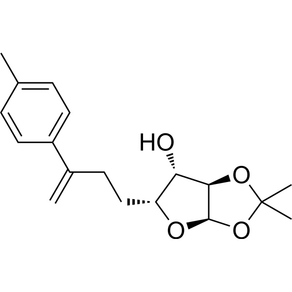((3aR,5R,6S,6aR)-6-Hydroxy-2,2-Dimethyltetrahydrofuro[2,3-D][1,3]Dioxol-5-Yl)Methyl 4-Methylbenzoate Structure