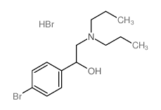 1-(4-bromophenyl)-2-(dipropylamino)ethanol结构式