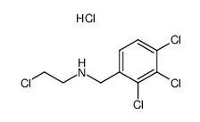 2-chloro-N-(2,3,4-trichlorobenzyl)ethan-1-amine hydrochloride结构式