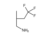 (2R)-4,4,4-trifluoro-2-methylbutan-1-amine结构式