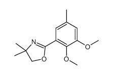 2-(2,3-dimethoxy-5-methylphenyl)-4,4-dimethyl-5H-1,3-oxazole结构式
