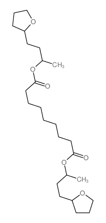 bis[4-(oxolan-2-yl)butan-2-yl] nonanedioate structure