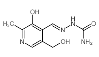 [[(E)-[5-(hydroxymethyl)-2-methyl-3-oxo-pyridin-4-ylidene]methyl]amino]urea结构式