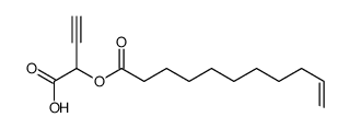 2-undec-10-enoyloxybut-3-ynoic acid结构式