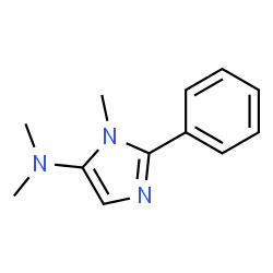 1H-Imidazol-5-amine,N,N,1-trimethyl-2-phenyl-(9CI) Structure