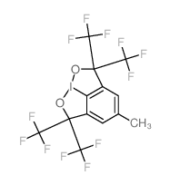 10-methyl-3,3,7,7-tetrakis(trifluoromethyl)-4,6-benzo-1-ioda-2,8-dioxabicyclo<3.3.1>octane结构式
