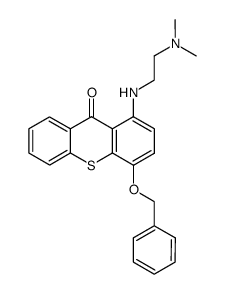 4-(benzyloxy)-1-((2-(dimethylamino)ethyl)amino)-9H-thioxanthen-9-one Structure