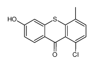 1-chloro-6-methoxy-4-methylthioxanthenone Structure