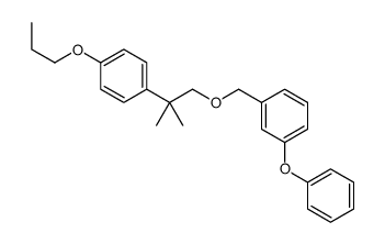 1-[2-methyl-1-[(3-phenoxyphenyl)methoxy]propan-2-yl]-4-propoxybenzene Structure