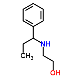 2-[(1-Phenylpropyl)amino]ethanol Structure