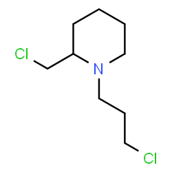 Piperidine, 2-(chloromethyl)-1-(3-chloropropyl)-, hydrobromide结构式