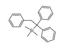 1-trimethylsilyl-1,1,2-triphenylethane结构式