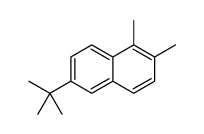 6-tert-butyl-1,2-dimethylnaphthalene结构式