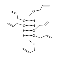 hexa-O-allyl-D-mannitol Structure
