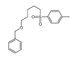 1-methyl-4-(5-phenylmethoxypentylsulfonyl)benzene结构式