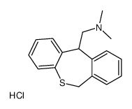6,11-dihydrobenzo[c][1]benzothiepin-11-ylmethyl(dimethyl)azanium,chloride Structure