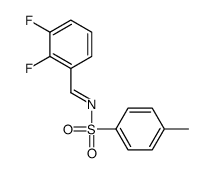 N-[(2,3-difluorophenyl)methylidene]-4-methylbenzenesulfonamide结构式