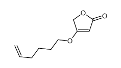 3-hex-5-enoxy-2H-furan-5-one结构式