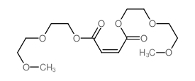 bis[2-(2-methoxyethoxy)ethyl] (Z)-but-2-enedioate结构式
