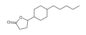 5-(4-pentylcyclohexyl)oxolan-2-one Structure